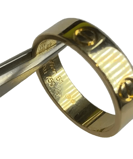 Bague Jonc CARTIER "Love" en or jaune - Castafiore