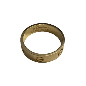 Bague Jonc CARTIER "Love" en or jaune - Castafiore