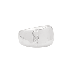 Bague Jonc CARTIER "Nouvelle Vague" en or blanc - Castafiore