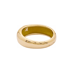 Bague Jonc CHAUMET "Anneau" en or jaune et diamant - Castafiore
