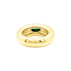 Bague Jonc CHAUMET "Anneau" en or jaune et émeraude - Castafiore