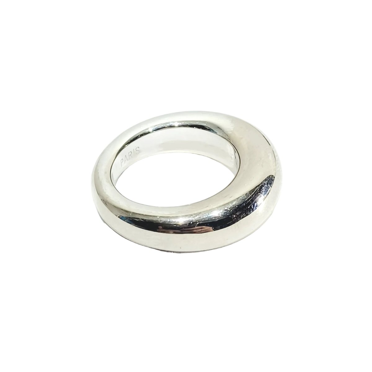 Bague Jonc CHAUMET en or blanc - Castafiore