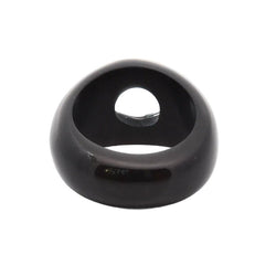 Bague Jonc en bakélite et topaze - Castafiore