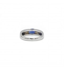 Bague Jonc en or blanc et diamants - Castafiore