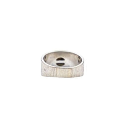 Bague Jonc en or blanc et perle - Castafiore