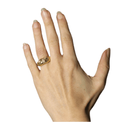 Bague Jonc en or jaune - Castafiore
