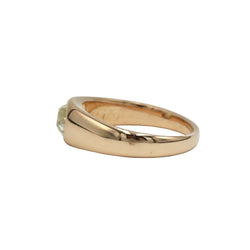 Bague Jonc en or jaune et diamant - Castafiore