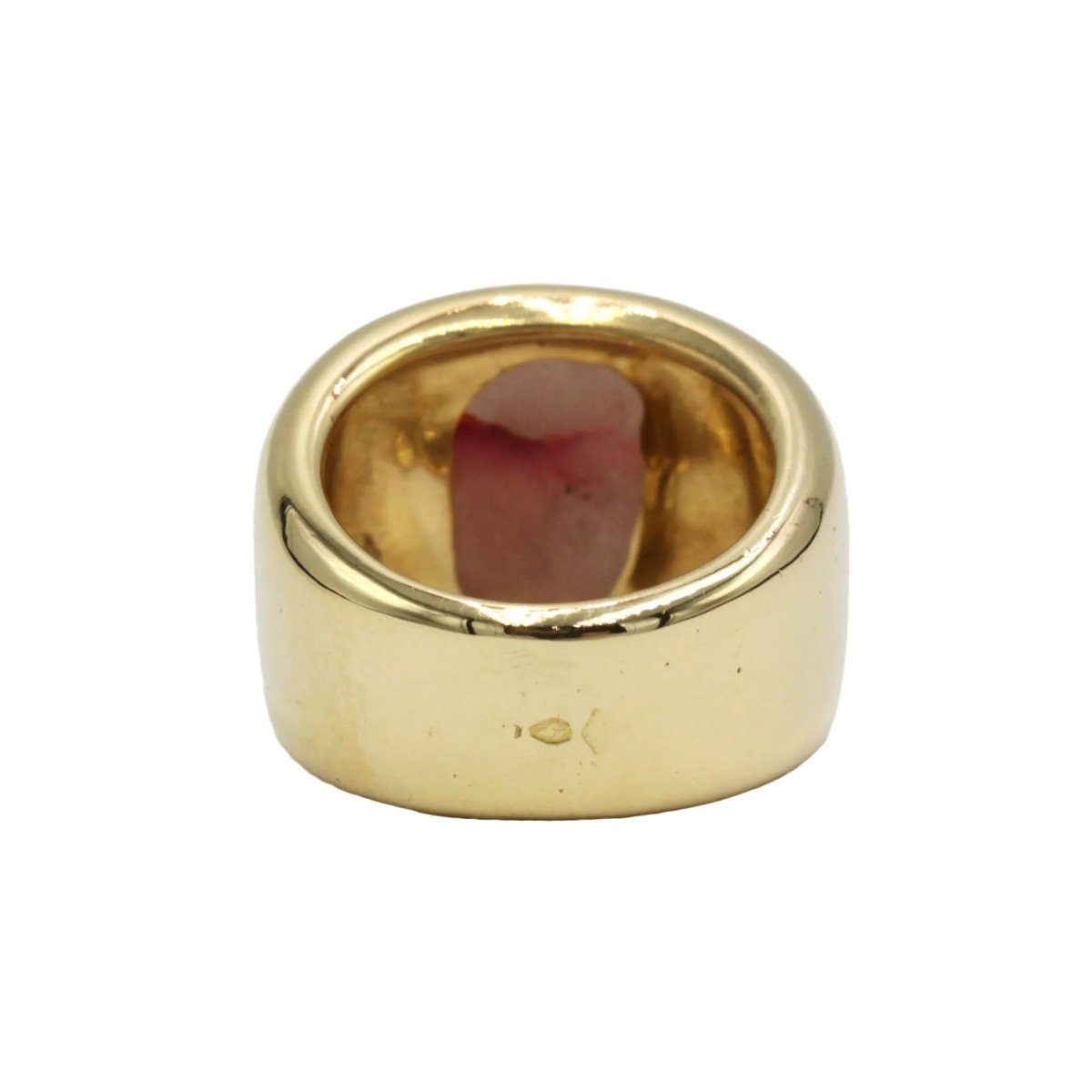 Bague Jonc en or jaune et saphir - Castafiore