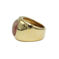 Bague Jonc en or jaune et saphir - Castafiore