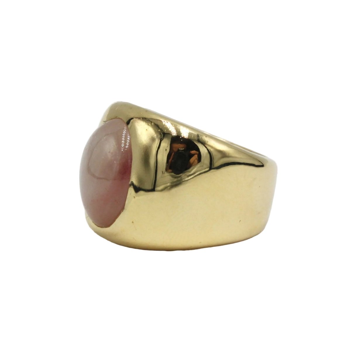 Bague Jonc en or jaune et saphir - Castafiore