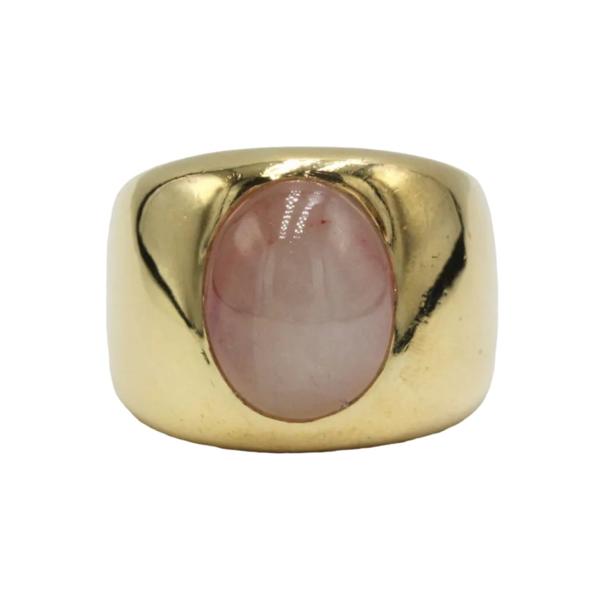 Bague Jonc en or jaune et saphir - Castafiore