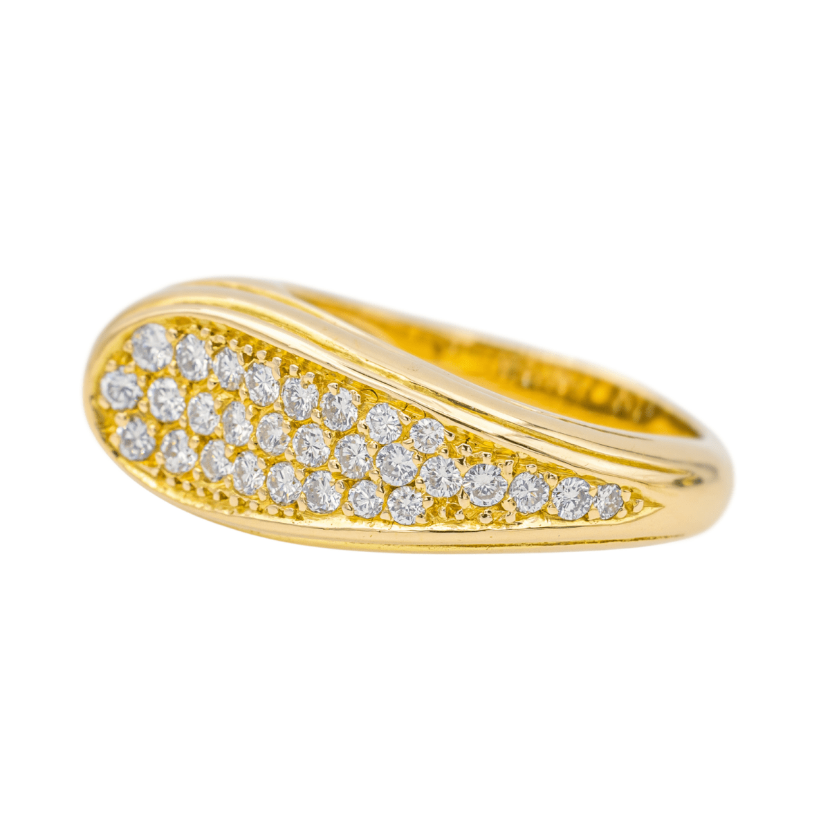 Bague Jonc en or jaune. etdiamants - Castafiore