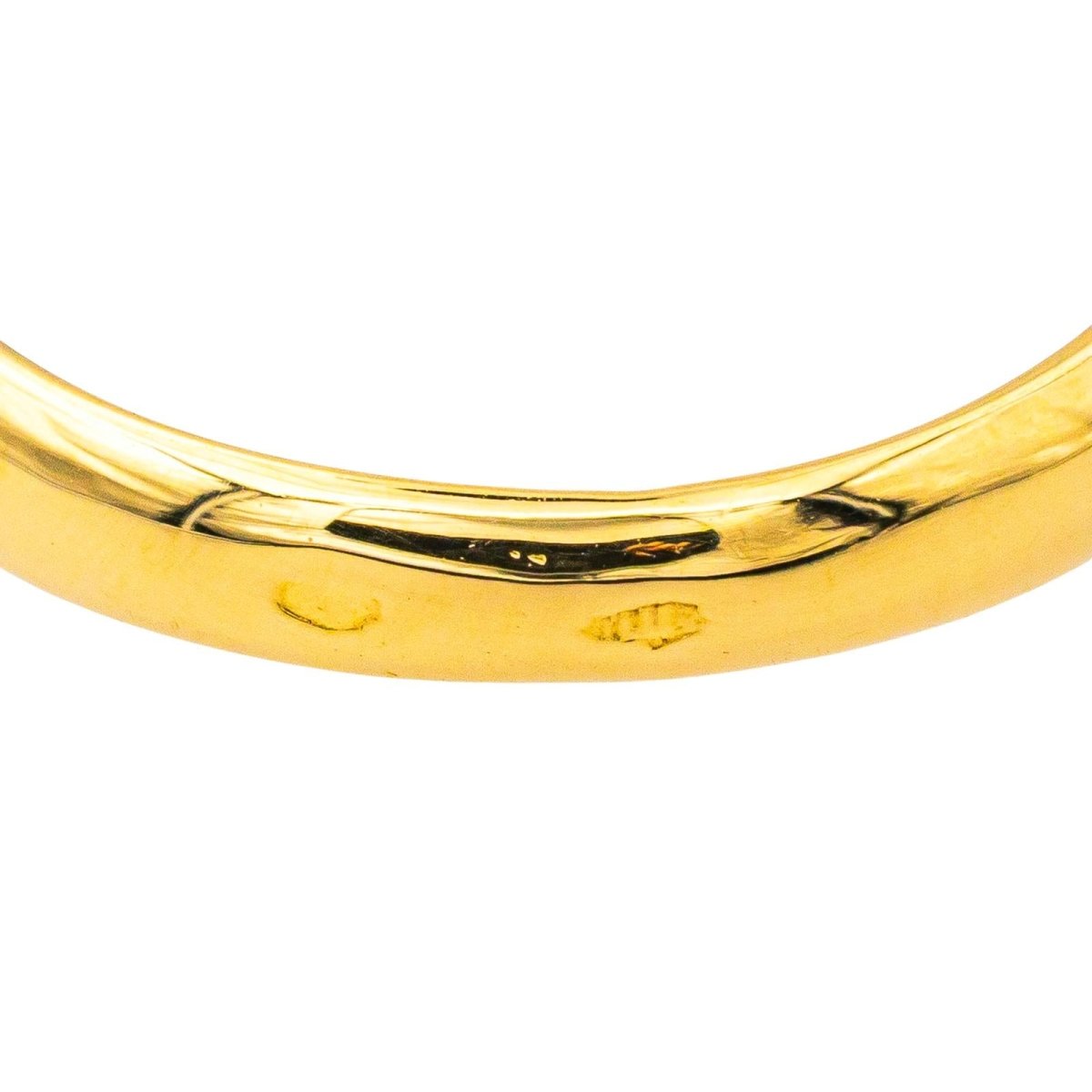 Bague Jonc en or jaune, rubis et diamants - Castafiore