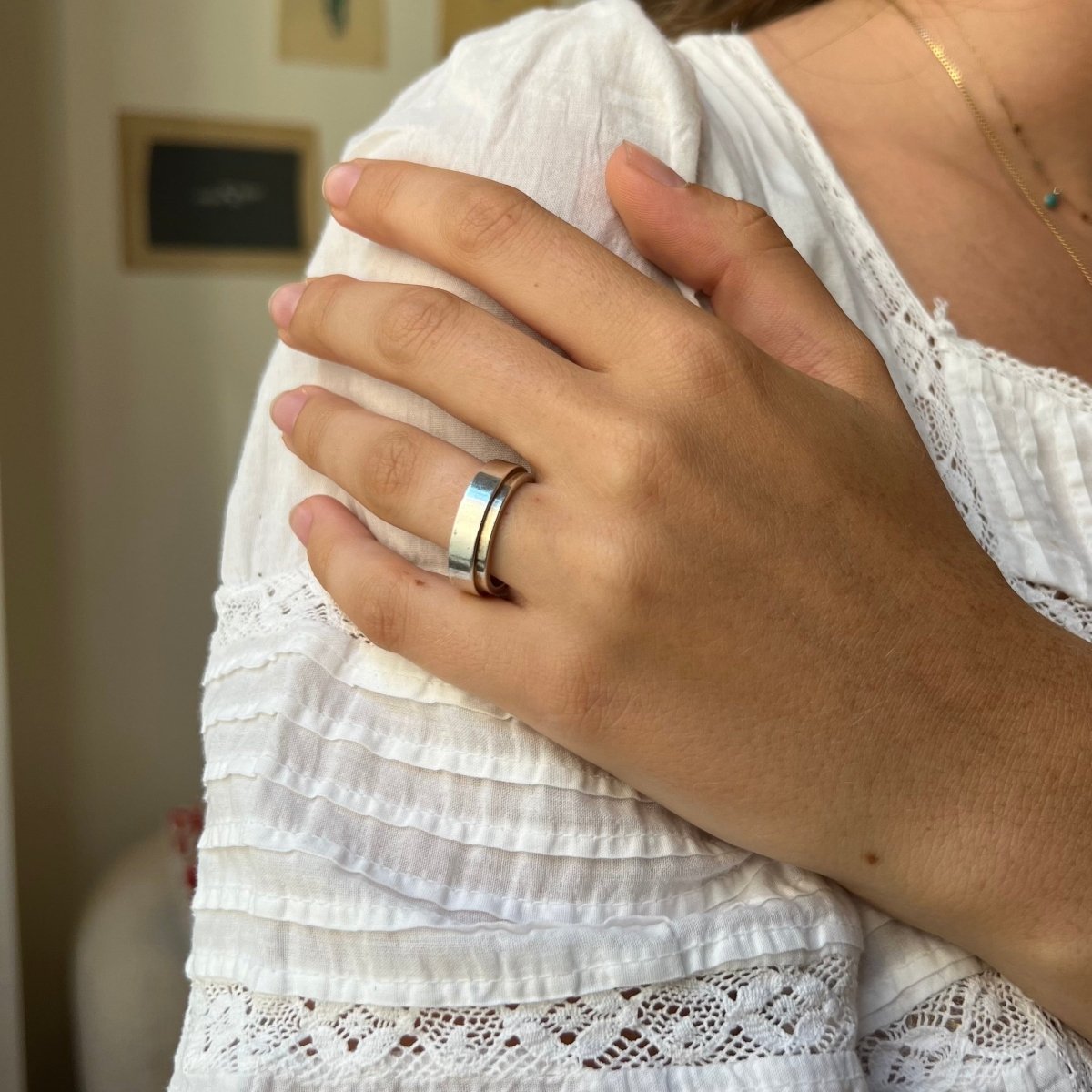 Bague Jonc GUCCI en argent - Castafiore