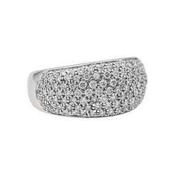 Bague Jonc MAUBOUSSIN "C'est toi la Star" en or blanc et diamants - Castafiore