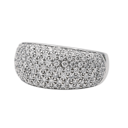 Bague Jonc MAUBOUSSIN "C'est toi la Star" en or blanc et diamants - Castafiore