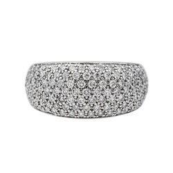 Bague Jonc MAUBOUSSIN "C'est toi la Star" en or blanc et diamants - Castafiore