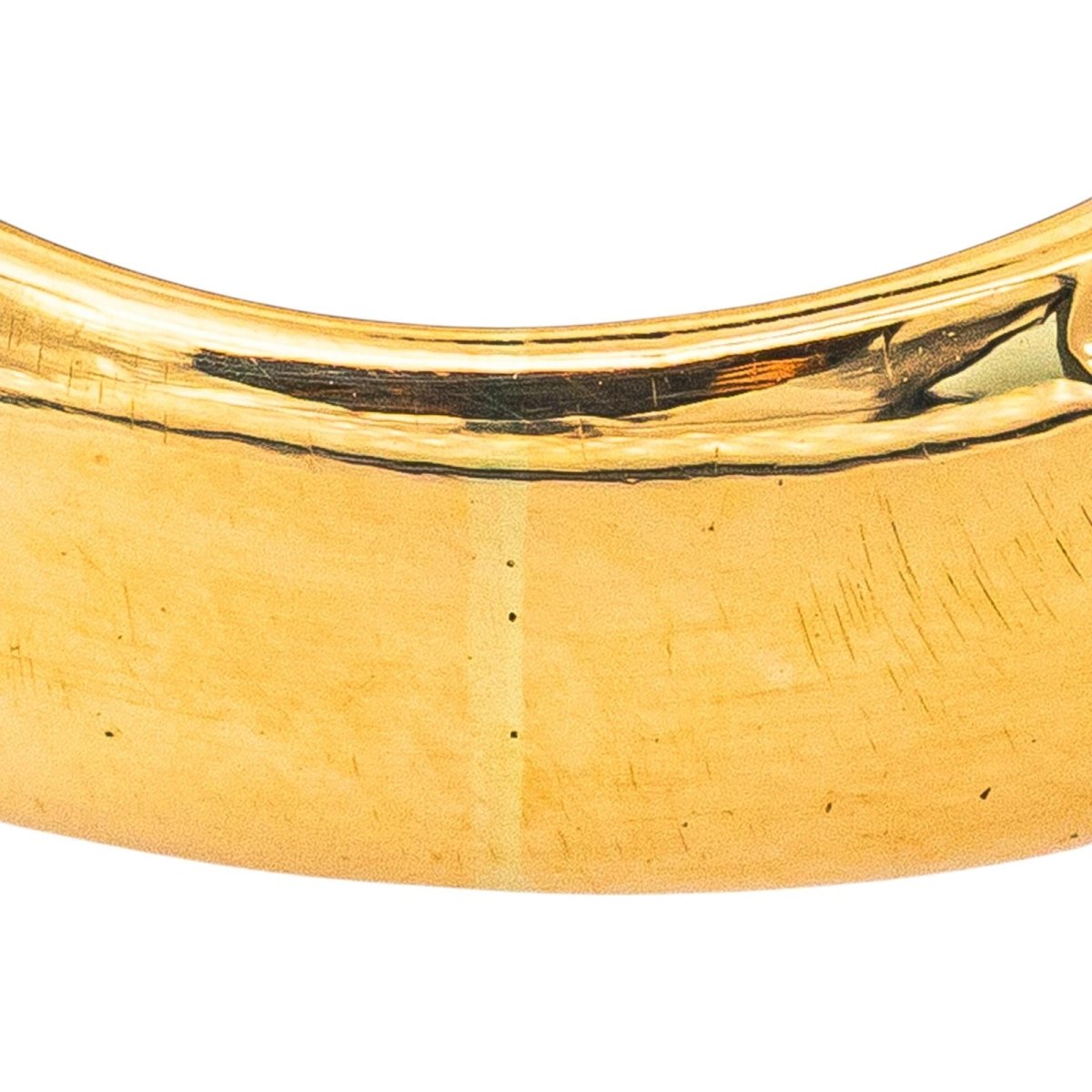 Bague Jonc Or jaune Diamant - Castafiore