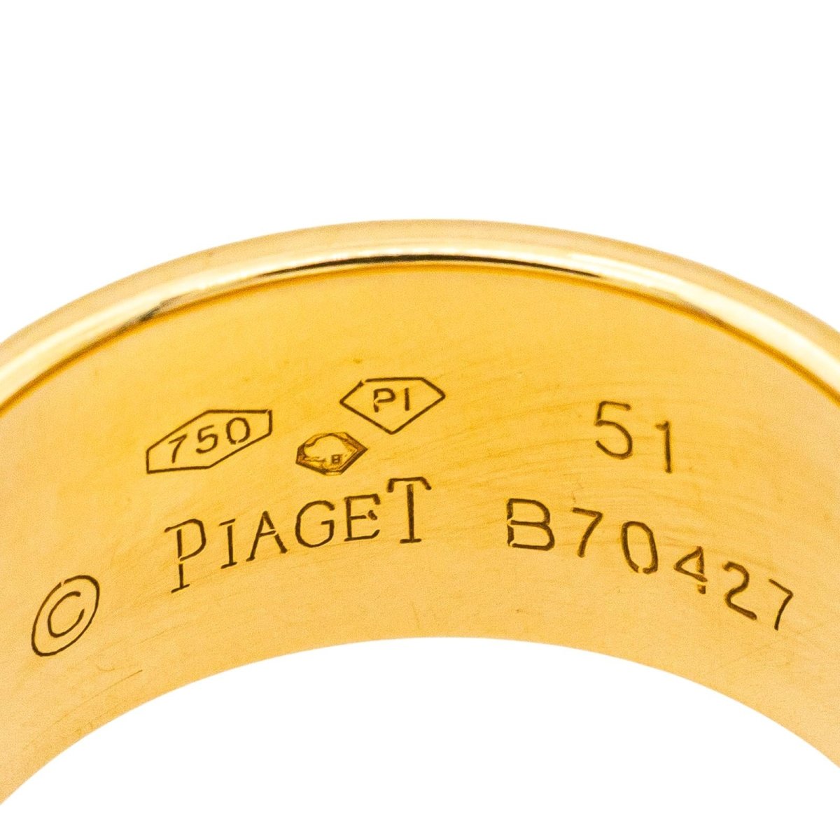 Bague Jonc PIAGET "Possession Swing" en or jaune et diamants - Castafiore