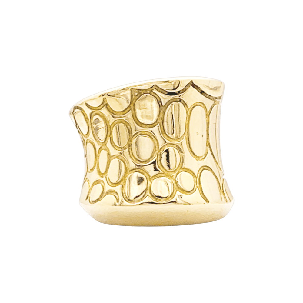 Bague Jonc POMELLATO "Cocco" en or jaune - Castafiore
