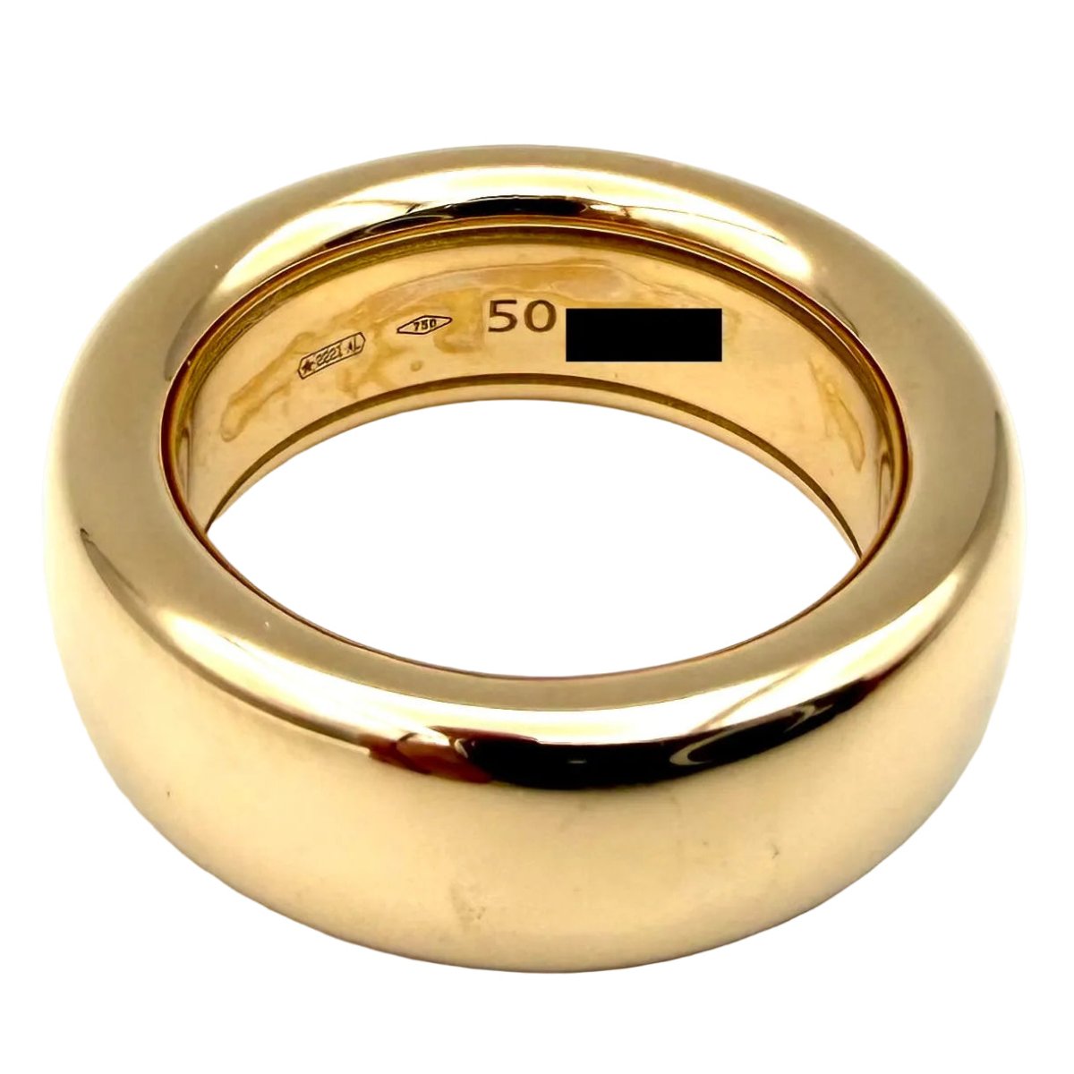 Bague Jonc POMELLATO "Iconia Slim" en or rose et diamants - Castafiore