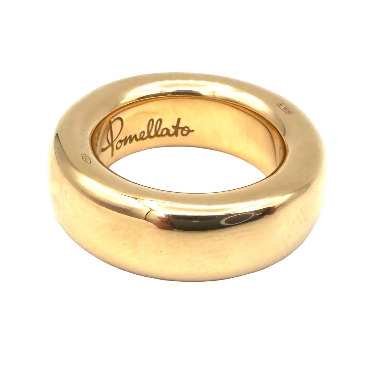 Bague Jonc POMELLATO "Iconica Slim" en or rose - Castafiore
