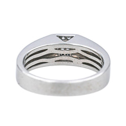 Bague KORLOFF en or blanc, laque et diamants - Castafiore