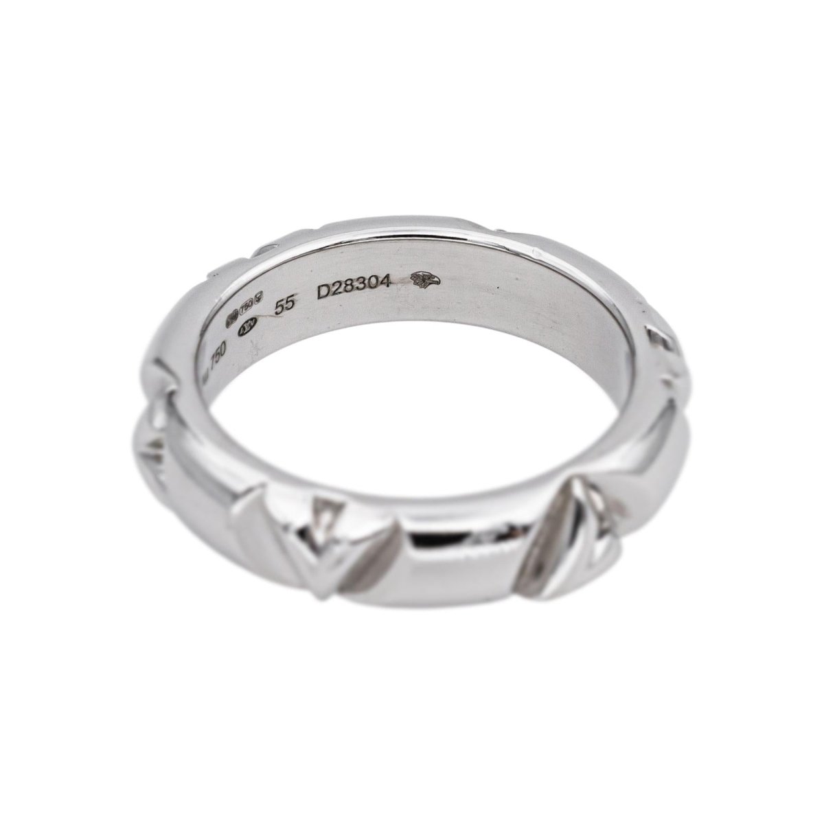 Bague LOUIS VUITTON "LV Volt" en or blanc - Castafiore