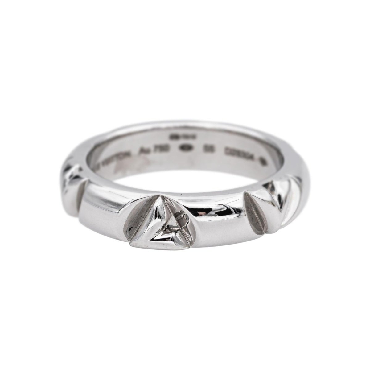 Bague LOUIS VUITTON "LV Volt" en or blanc - Castafiore