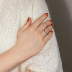 Bague LOUIS VUITTON "LV Volt" en or blanc - Castafiore