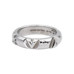 Bague LOUIS VUITTON "LV Volt" en or blanc - Castafiore