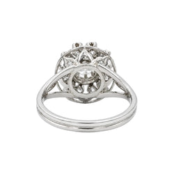 Bague Marguerite en or blanc et diamants - Castafiore