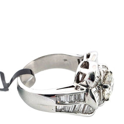 Bague Marguerite en or blanc et diamants - Castafiore