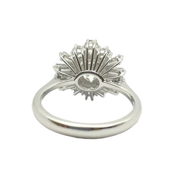 Bague Marguerite en or blanc et diamants - Castafiore