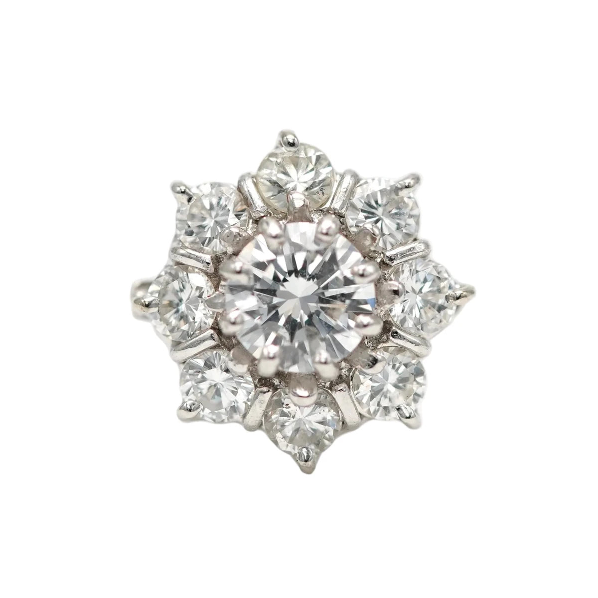 Bague Marguerite en or blanc et diamants - Castafiore
