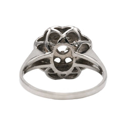 Bague Marguerite en or blanc et diamants - Castafiore