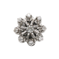 Bague Marguerite en or blanc et diamants - Castafiore