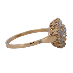 Bague Marguerite en or jaune et diamants - Castafiore