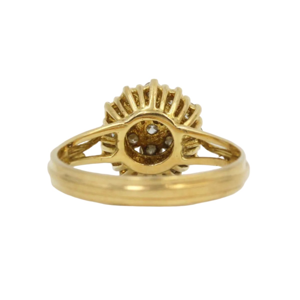 Bague Marguerite en or jaune et diamants - Castafiore