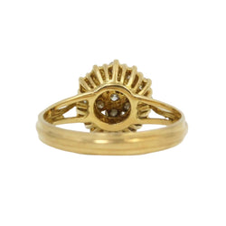 Bague Marguerite en or jaune et diamants - Castafiore