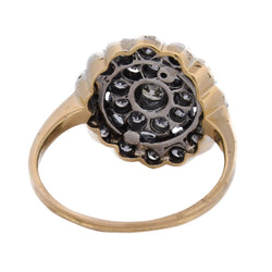 Bague Marguerite en or jaune et diamants - Castafiore