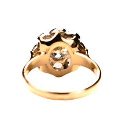 Bague Marguerite en or jaune et diamants - Castafiore
