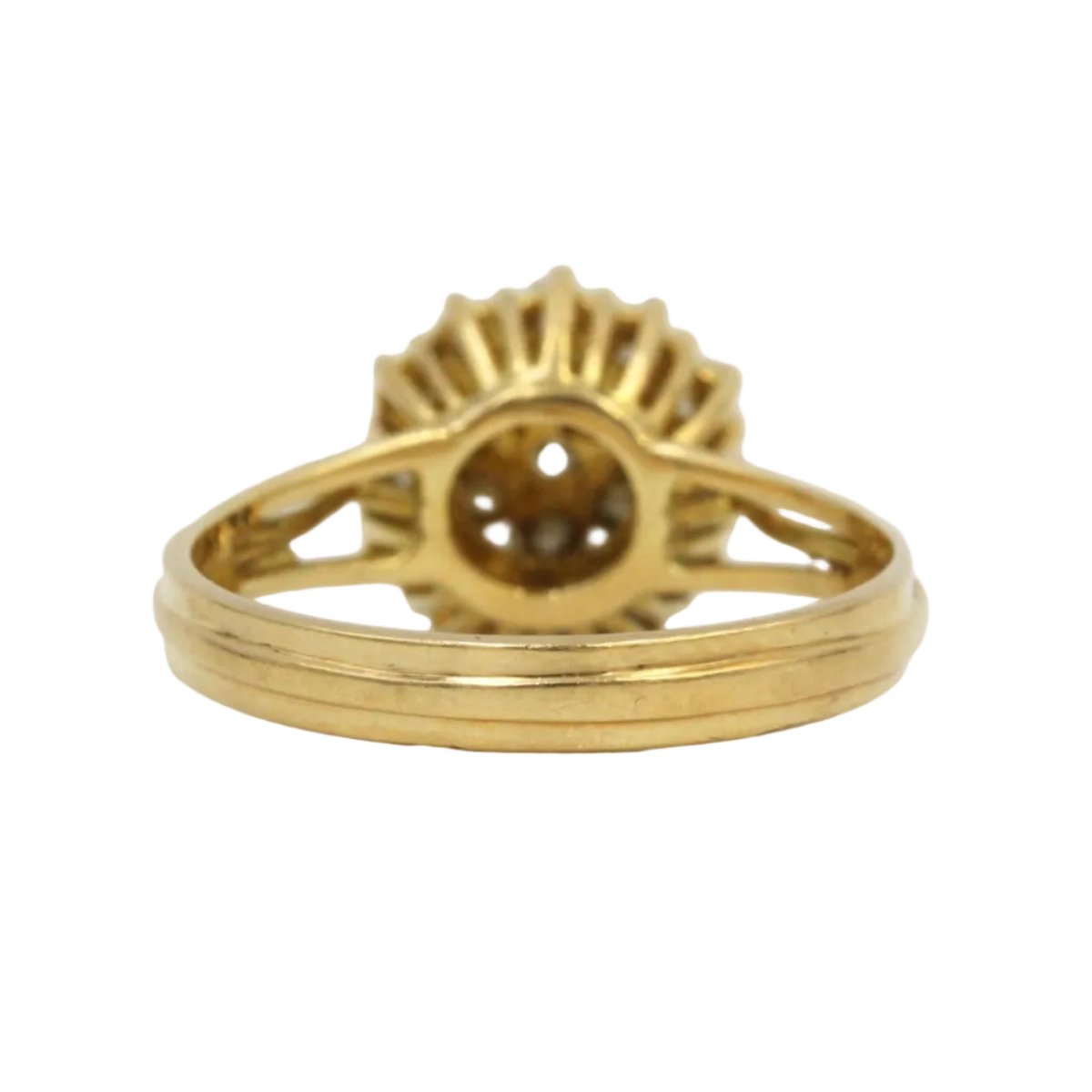 Bague Marguerite en or jaune et diamants - Castafiore
