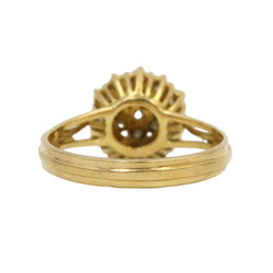 Bague Marguerite en or jaune et diamants - Castafiore