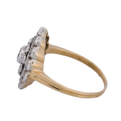 Bague Marguerite en or jaune et diamants - Castafiore