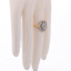 Bague Marguerite en or jaune et diamants - Castafiore
