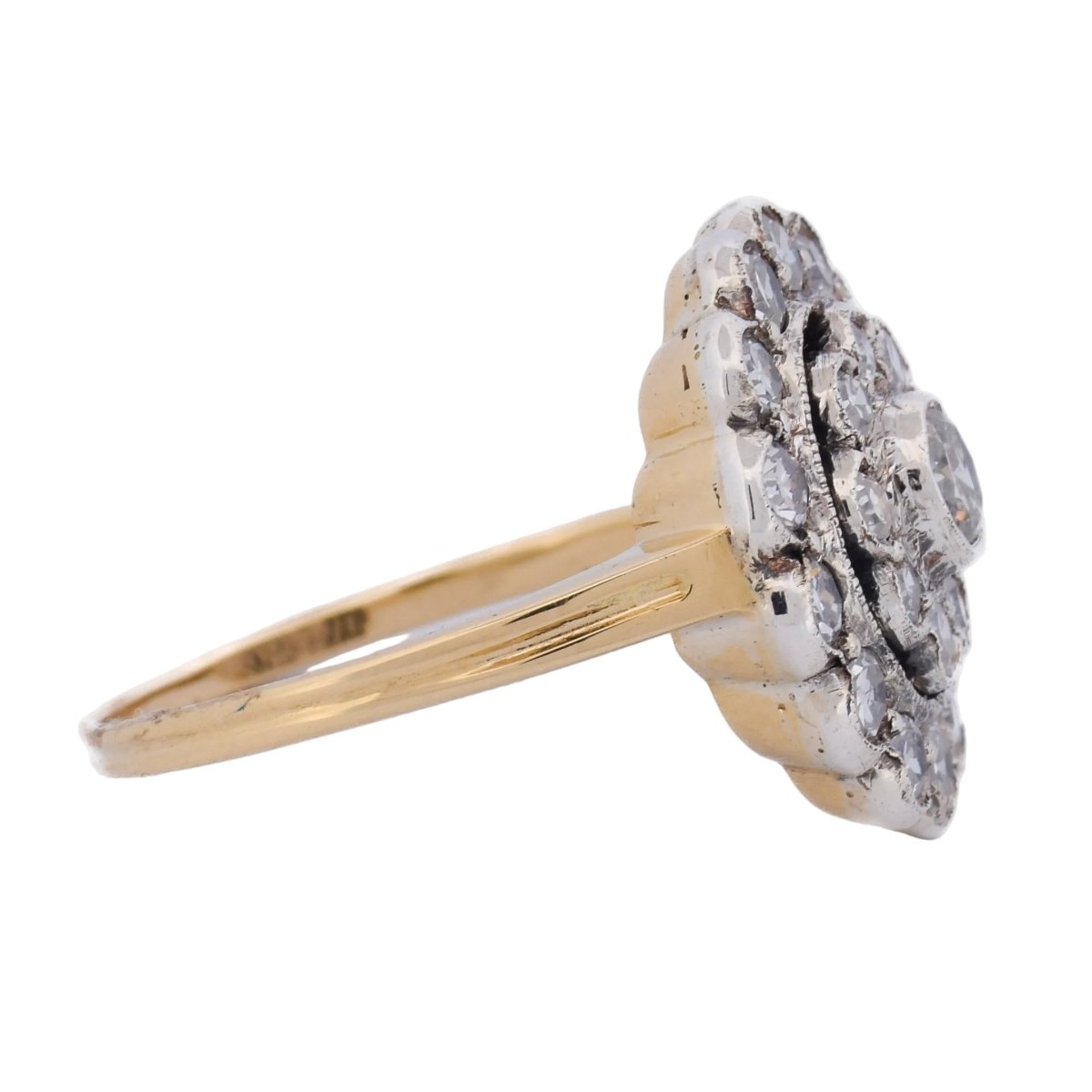 Bague Marguerite en or jaune et diamants - Castafiore