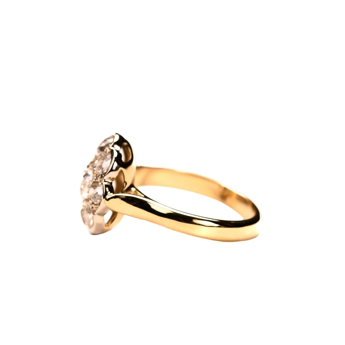 Bague Marguerite en or jaune et diamants - Castafiore