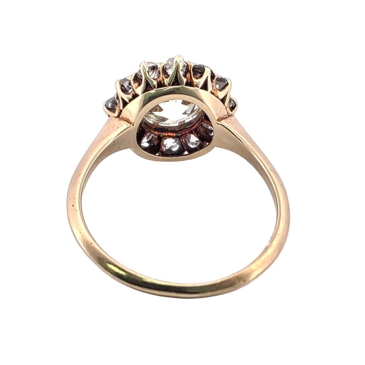 Bague Marguerite en or jaune et diamants - Castafiore