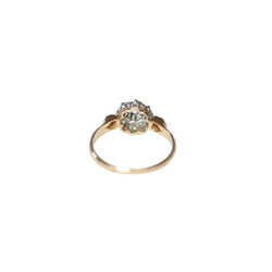 Bague Marguerite en or rose, platine, et diamants - Castafiore